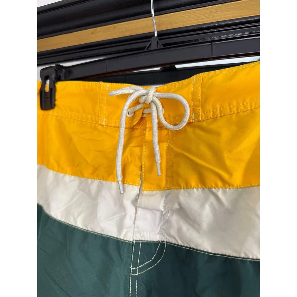 Vintage NFL Team Apparel Green Bay Packers Swim Trunks XXL Board Shorts